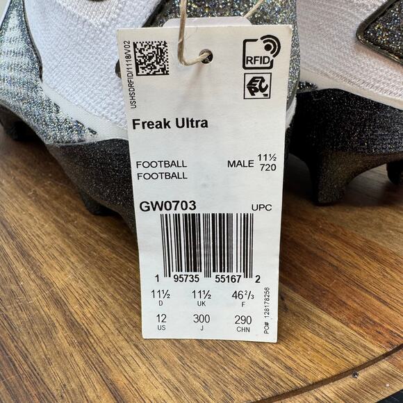 Adidas Freak Ultra Swarovski Boost Football Cleats Men's 12 GW0703 - Picture 5 of 6